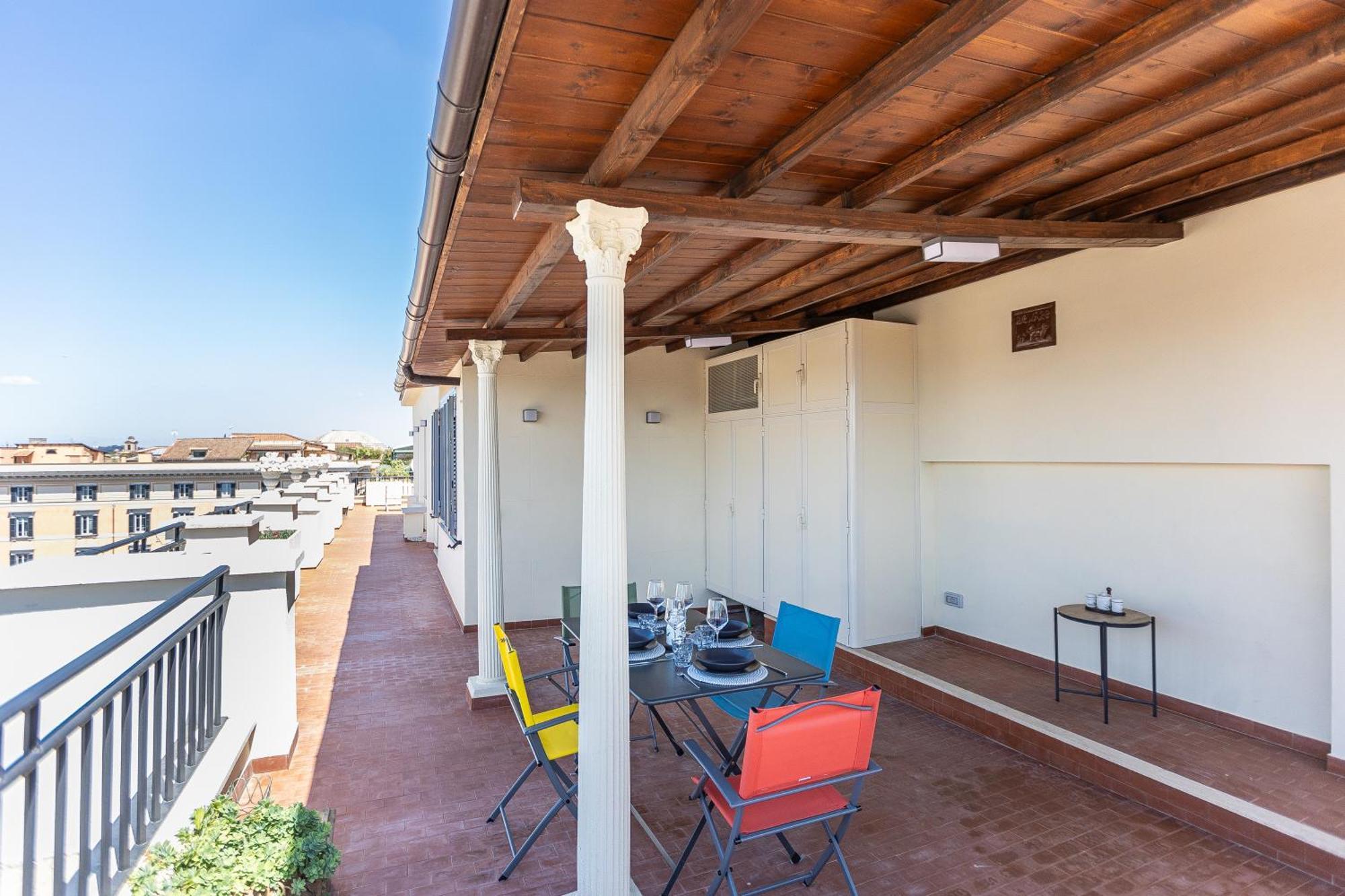 Argentina Penthouse By Rental In Rome Extérieur photo