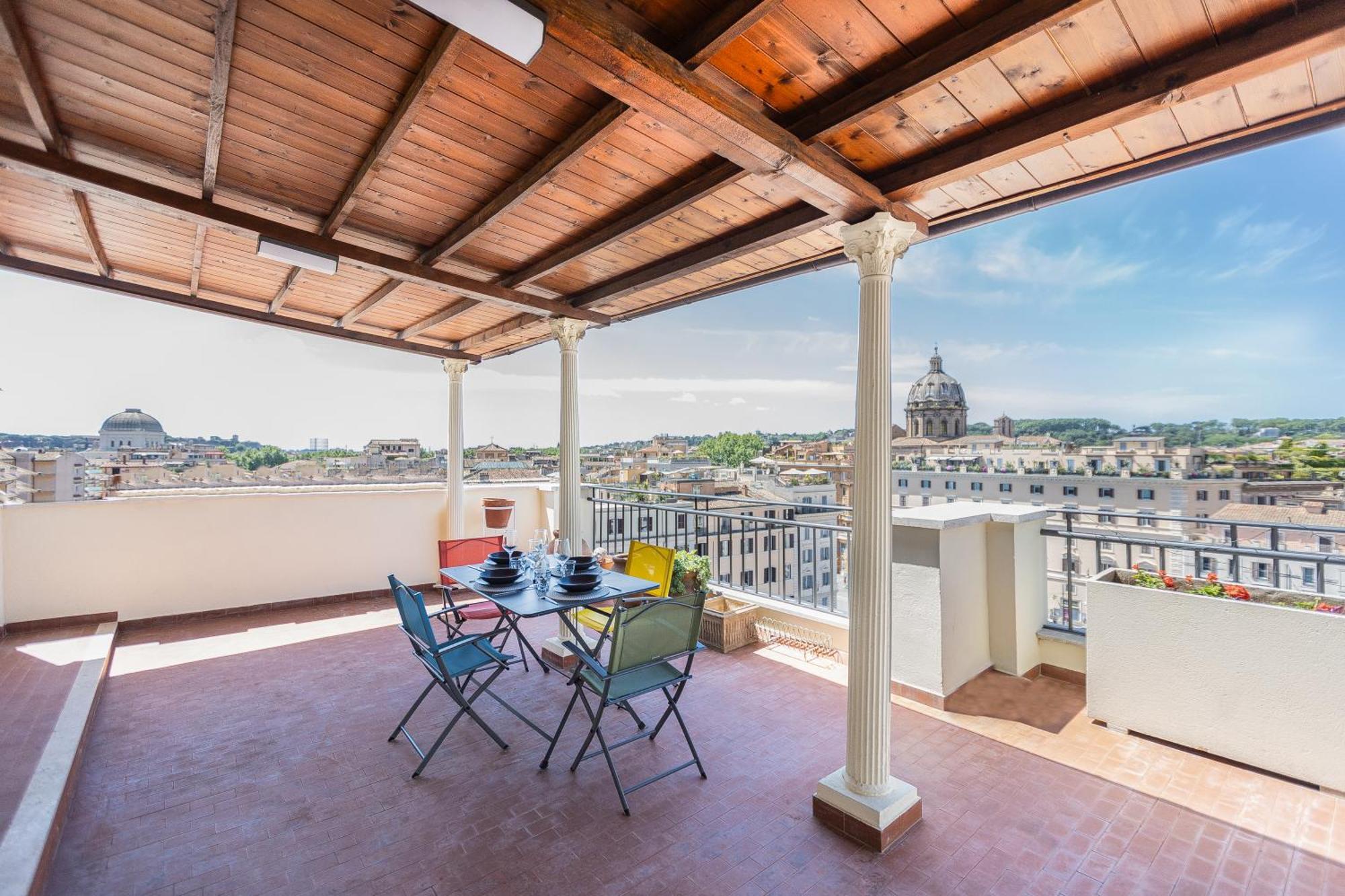 Argentina Penthouse By Rental In Rome Extérieur photo